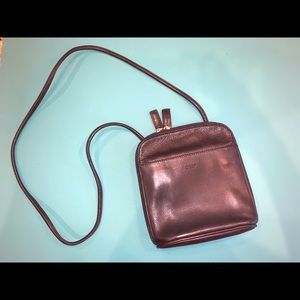 Black Fossil Crossbody Bag